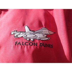 Falcon Dunes Luke AFB Airplane Jets Garnet Red NWT IXSPA Windshirt Size XL